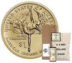 2023 Native American Dollar – roll, bag and box