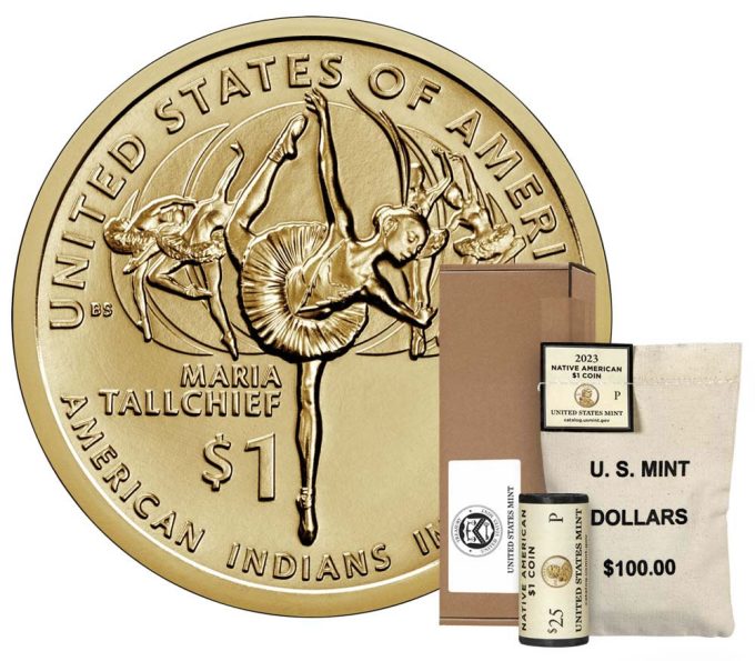 U.S. Mint product image for the 2023 Native American dollar