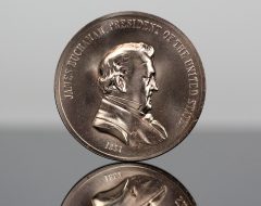 CoinNews photo James Buchanan Presidential Bronze Medal – Obverse