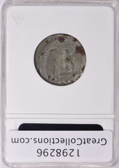 Mint Error 1943 Washington Quarter on 1c Steel Cent Planchet – reverse