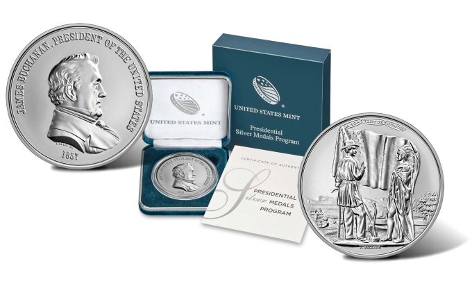 Product images James Buchanan Presidential Silver Medal