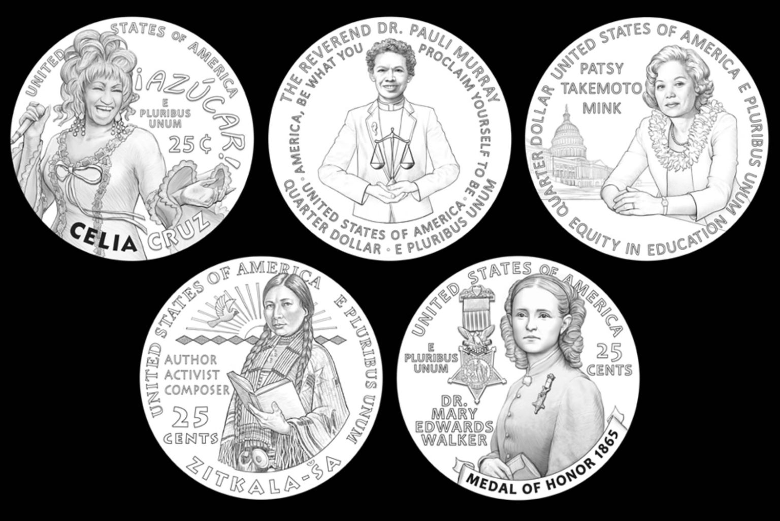 2024 American Women Quarter Candidate Designs Unveiled