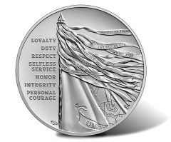 US Army Silver Medal – reverse