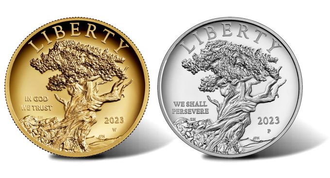 2023 American Liberty Gold Coin and Silver Medal - obverses