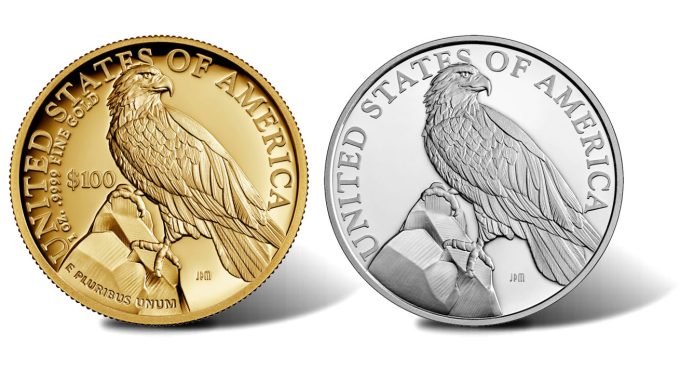 2023 American Liberty Gold Coin and Silver Medal - reverses