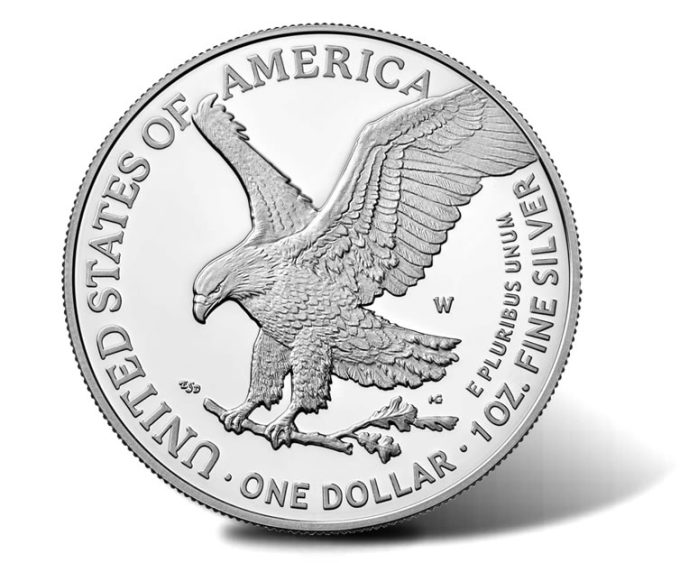 2023-W Proof American Silver Eagle - reverse