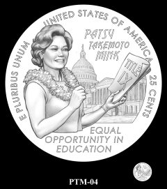 Patsy Takemoto Mink quarter design PTM-04