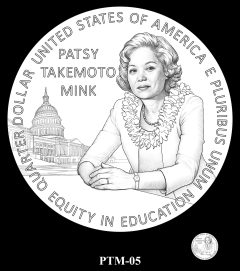 Patsy Takemoto Mink quarter design PTM-05
