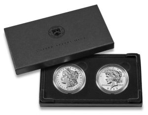 US Mint image 2023-S Morgan and Peace Silver Dollar Reverse Proof Set