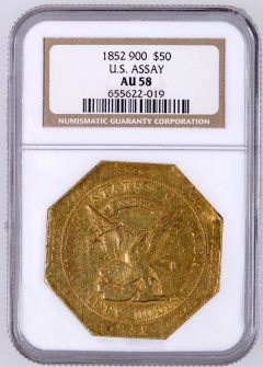 1852 US Assay Office slug