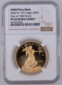2020 $50 Gold Eagle