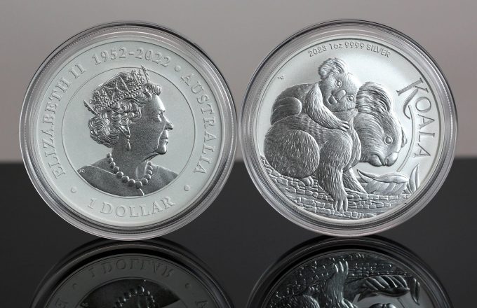 2023 Australian Koala 1oz Silver Bullion Coins - Obverse and Reverse