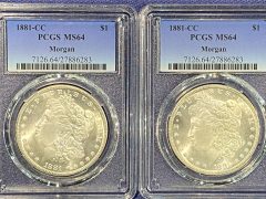 Fake Morgans with matching certs