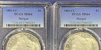ACEF: Coin Counterfeiters Using Same Cert Numbers Multiple Times Fake Morgans with matching certs
