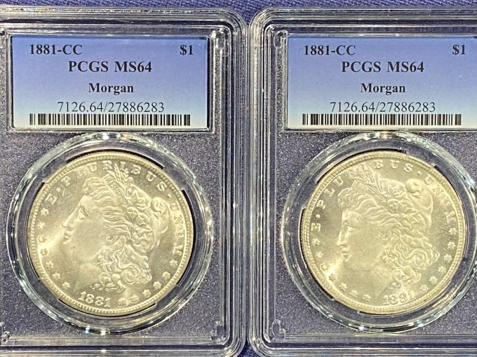 Fake Morgans with matching certs