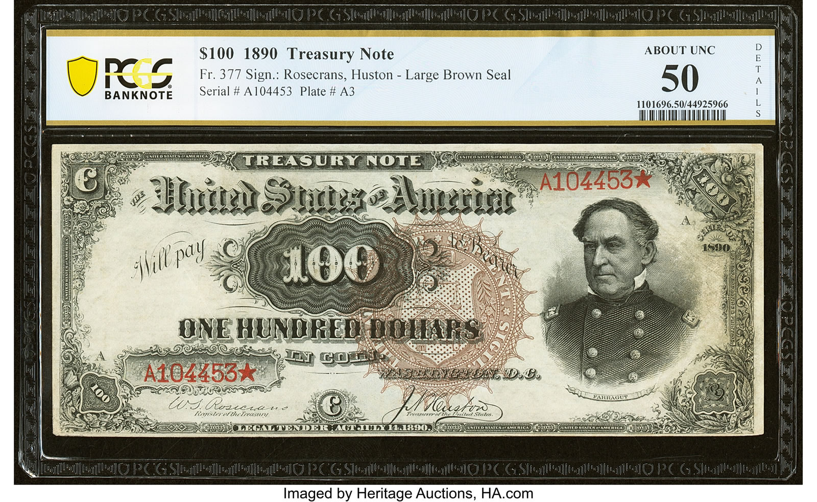 $5 2001 US Federal Reserve Small Notes for sale