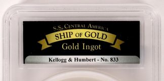 Coins & Treasure Shipwreck Auction Held April 29 by Holabird & Finest Known Kellogg & Humbert