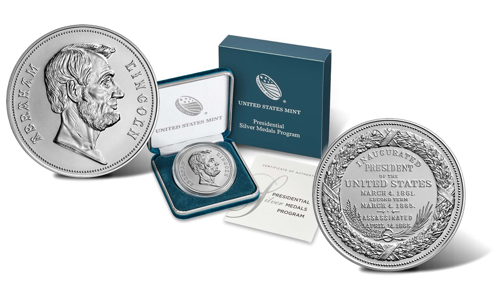 Abraham Lincoln Presidential Silver Medal Released