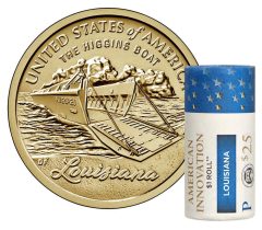 Roll of 2023-P American Innovation Dollars for Louisiana