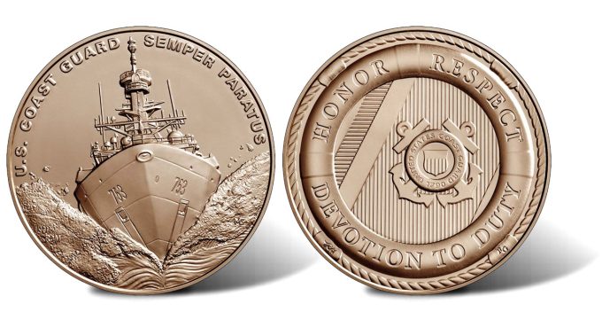 US Coast Guard Bronze Medal - Obverse and Reverse