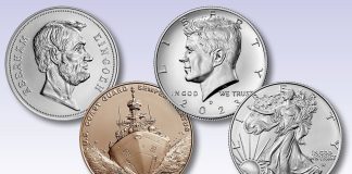 U.S. Mint Products for May Feature Lincoln, Coast Guard, Kennedy and American Eagle US Mint Images of Products with May Release