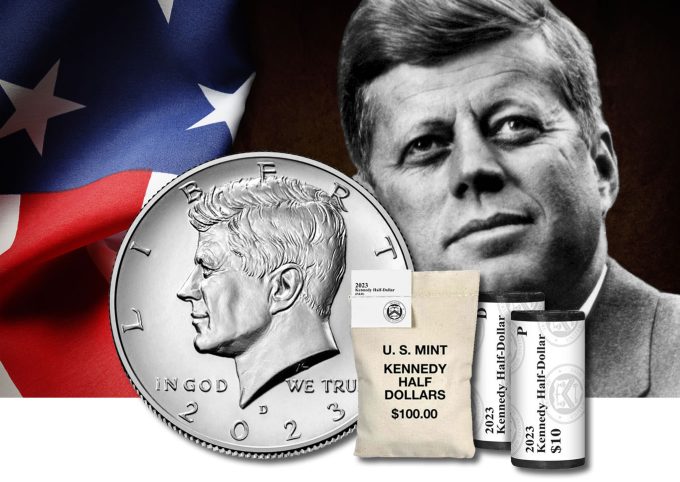 The United States Mint is offering circulating editions of 2023 P&D Kennedy Half Dollars