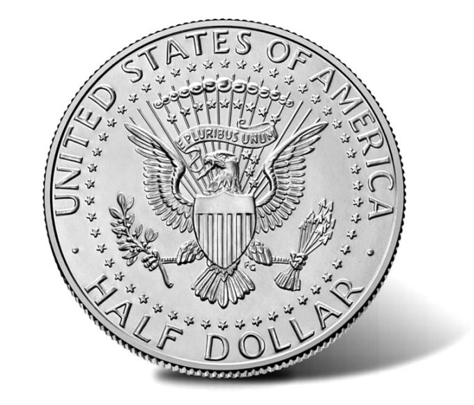 2022 Kennedy Half Dollar (reverse)