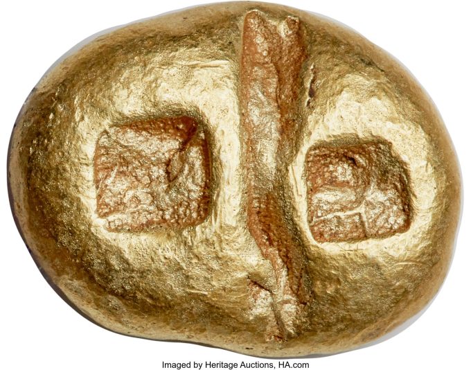 IONIA. Uncertain mint. Ca. 650-600 BC. EL stater