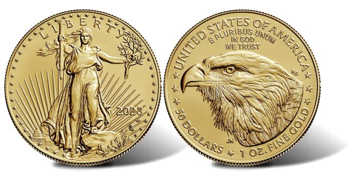 2023-W $50 Uncirculated American Gold Eagle – Obverse and Reverse