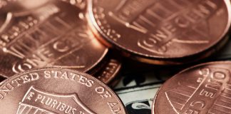 U.S. Coin Production Hits 14-Month Low in August as Mint Skips Pennies Lincoln cents stacked on money