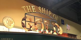 Updated Sunken Treasure Exhibit At June 2023 Long Beach Expo The Ship of Gold exhibit