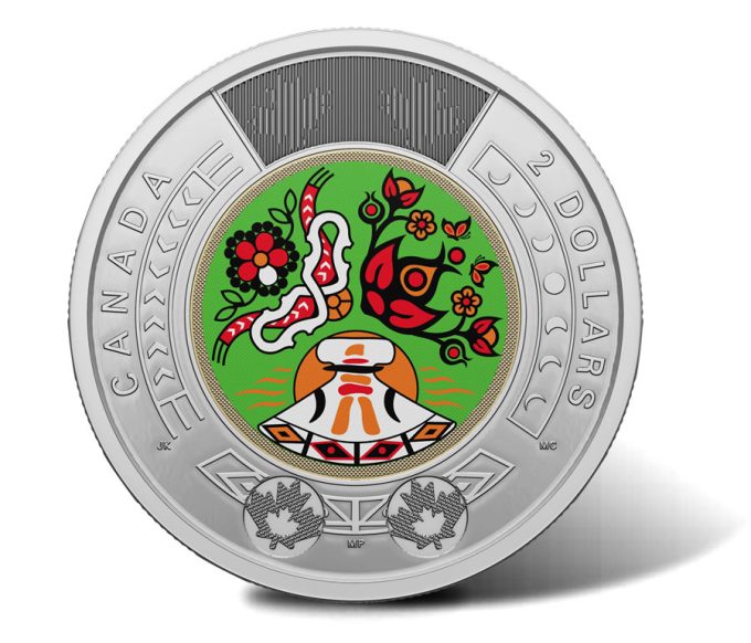 2023 $2 National Indigenous Peoples Day Colourized Coin