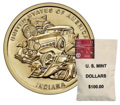 Bag of 2023-P American Innovation Dollars for Indiana