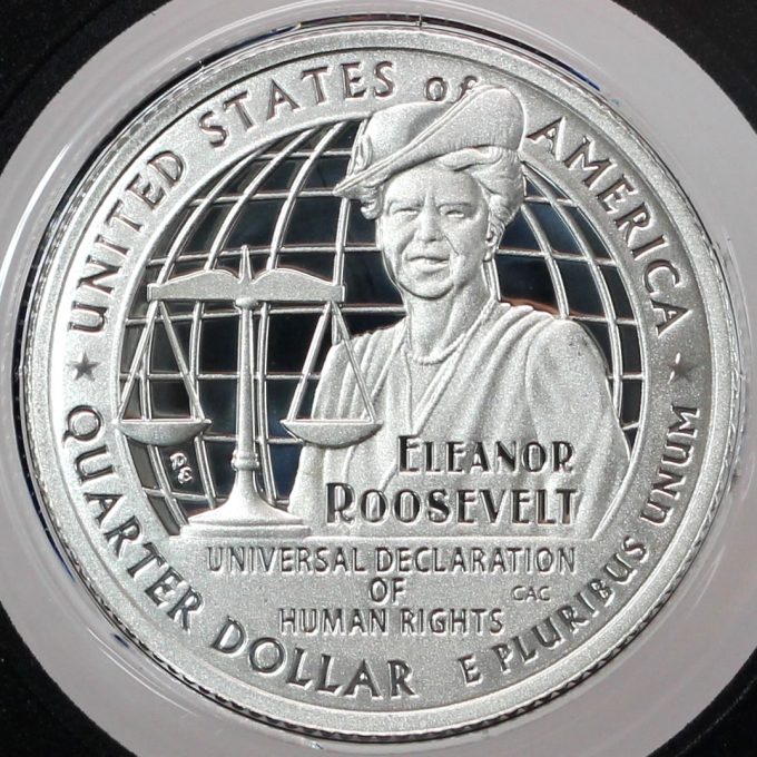 CoinNews photo 2023-S Proof Eleanor Roosevelt quarter