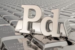 Palladium marked its lowest price since January 2019