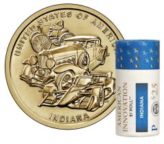 Roll of 2023-P American Innovation Dollars for Indiana