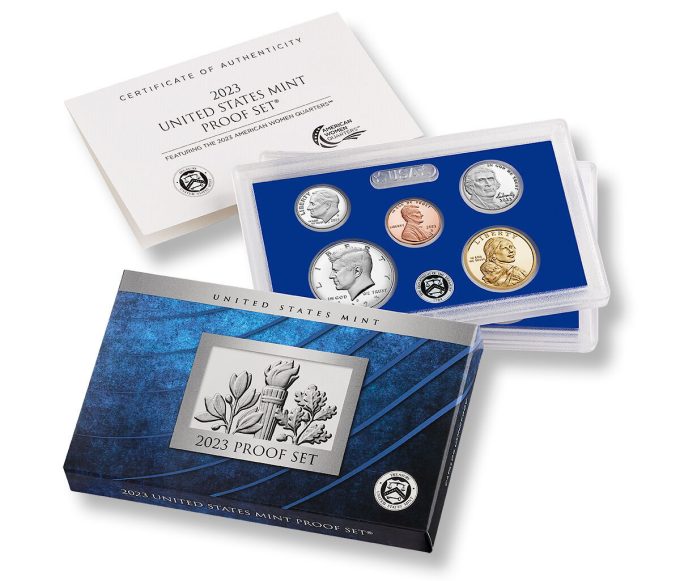 U.S. Mint product image of their 2023 Proof Set