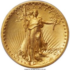 1907 Saint-Gaudens Double Eagle, SP64