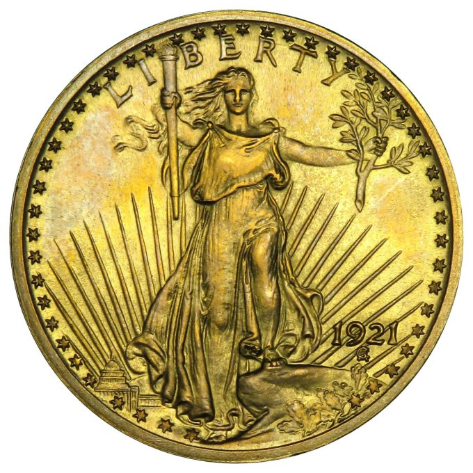 1921 Satin Finish Proof Double Eagle