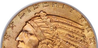 Heritage’s July Long Beach U.S. Coins Auction Tops $12.5 Million 1929 $5 MS65 PCGS