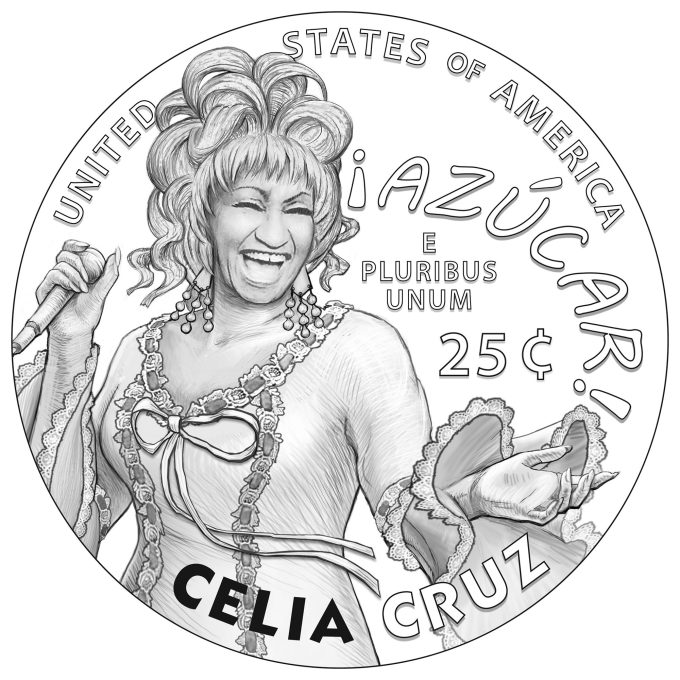 Celia Cruz Quarter Design