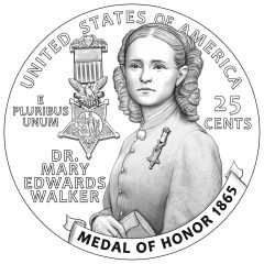 Dr. Mary Edwards Walker Quarter Design