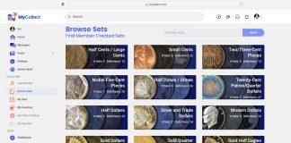 MyCollect™ Launches Free Social Network For Coin Collectors Some MyCollect coin set categories