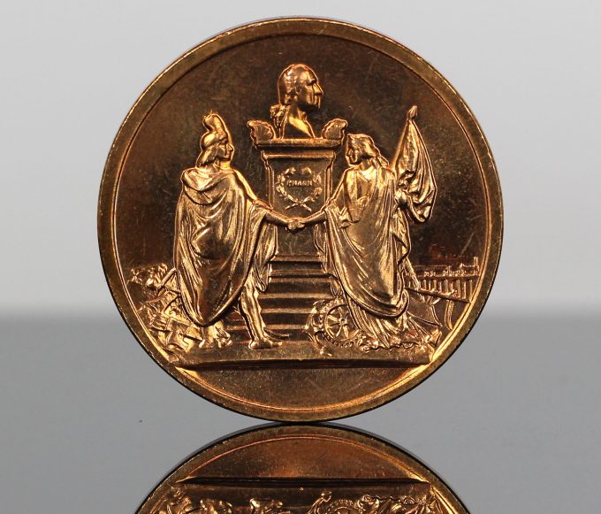 CoinNews photo Andrew Johnson Presidential Bronze Medal - Reverse