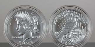 US Mint Sales: 2023 Proof Set and Morgan and Peace Dollars in the Lead CoinNews photo of two 2023-P Uncirculated Peace Silver Dollars