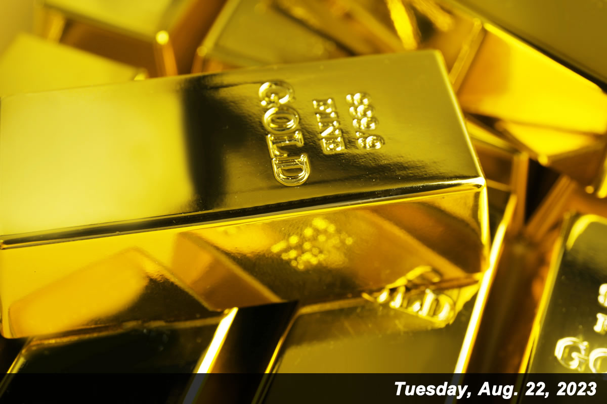 Gold edged $3 higher on Tuesday