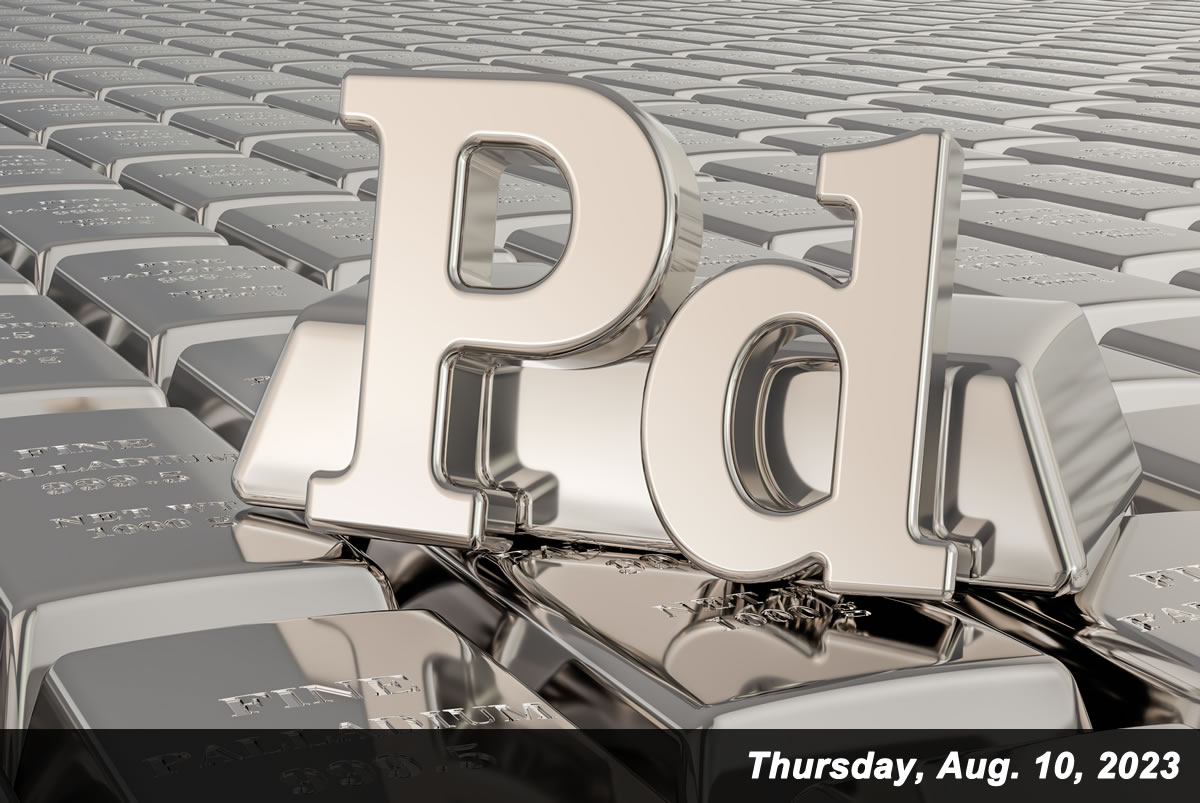 Palladium jumped 6% on Thursday