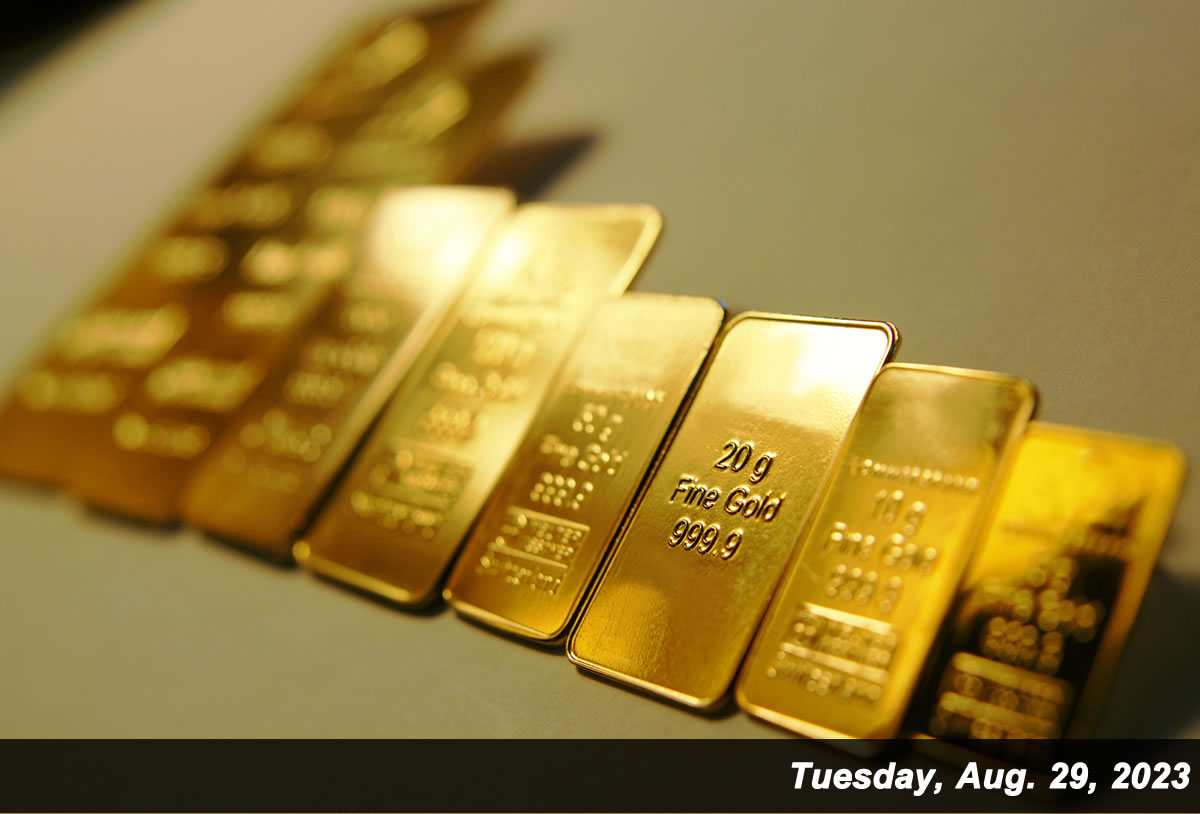 Gold gained nearly 1% on Tuesday