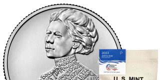 US Mint Sales: 2023 Jovita Idar Quarters Top 2.5 Million US Mint image 2023-P Jovita Idar quarter and bag