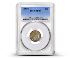 1895-O Barber Dime PCGS MS-67